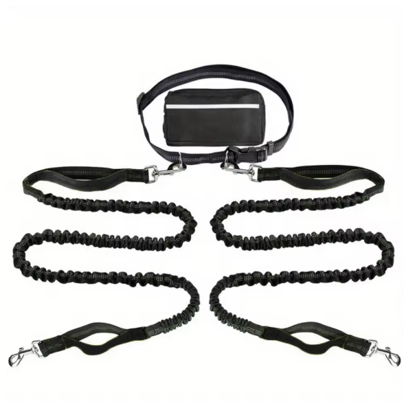 Hands-Free Dog Elastic Reflective Leash by F&C™